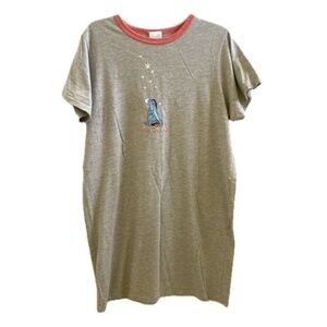 Disney Vintage Winnie the Pooh Sleepwear T-shirt  "Eeyore Star Gazing" Size: S/M